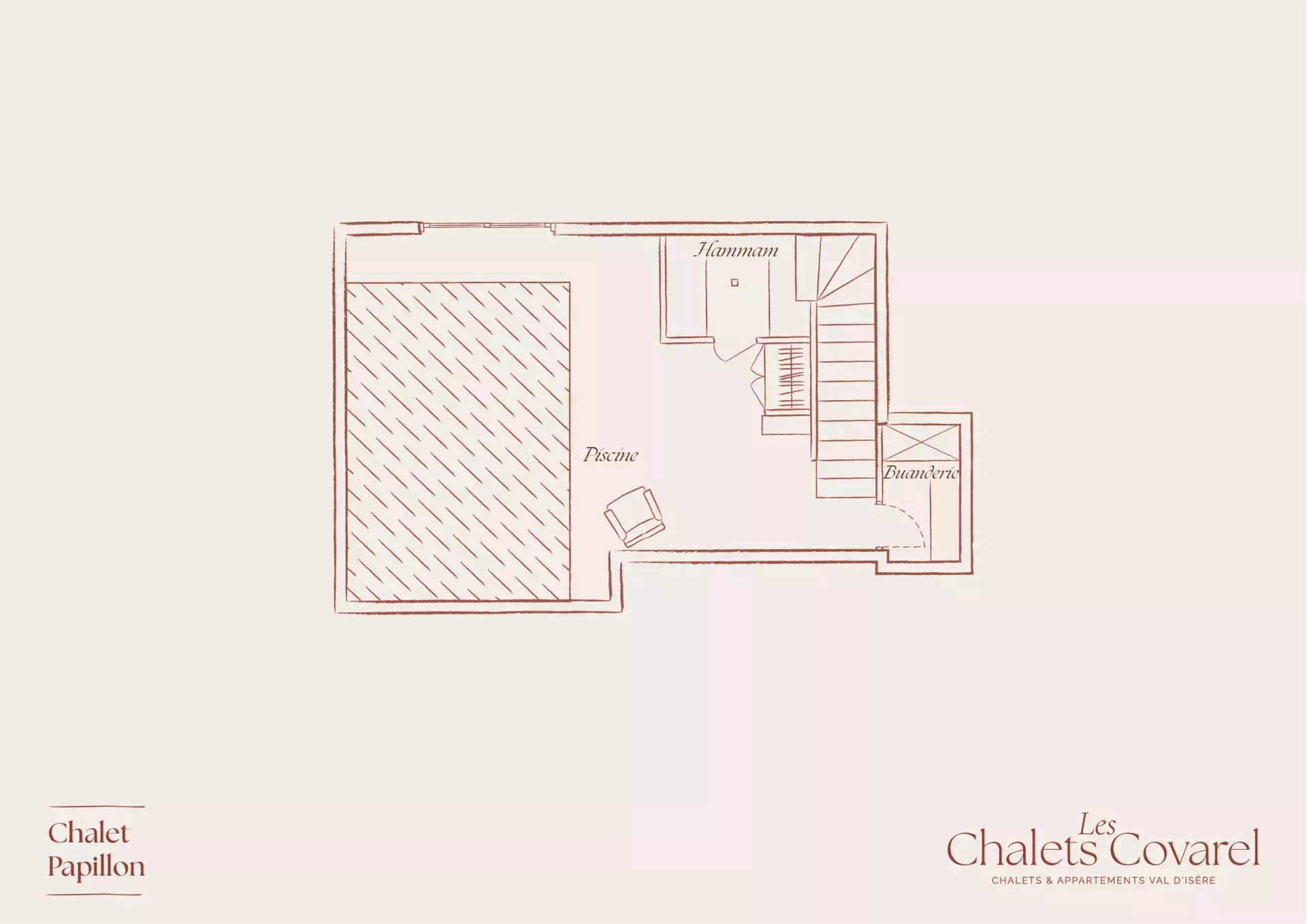 Plan d'étage du logement Papillon