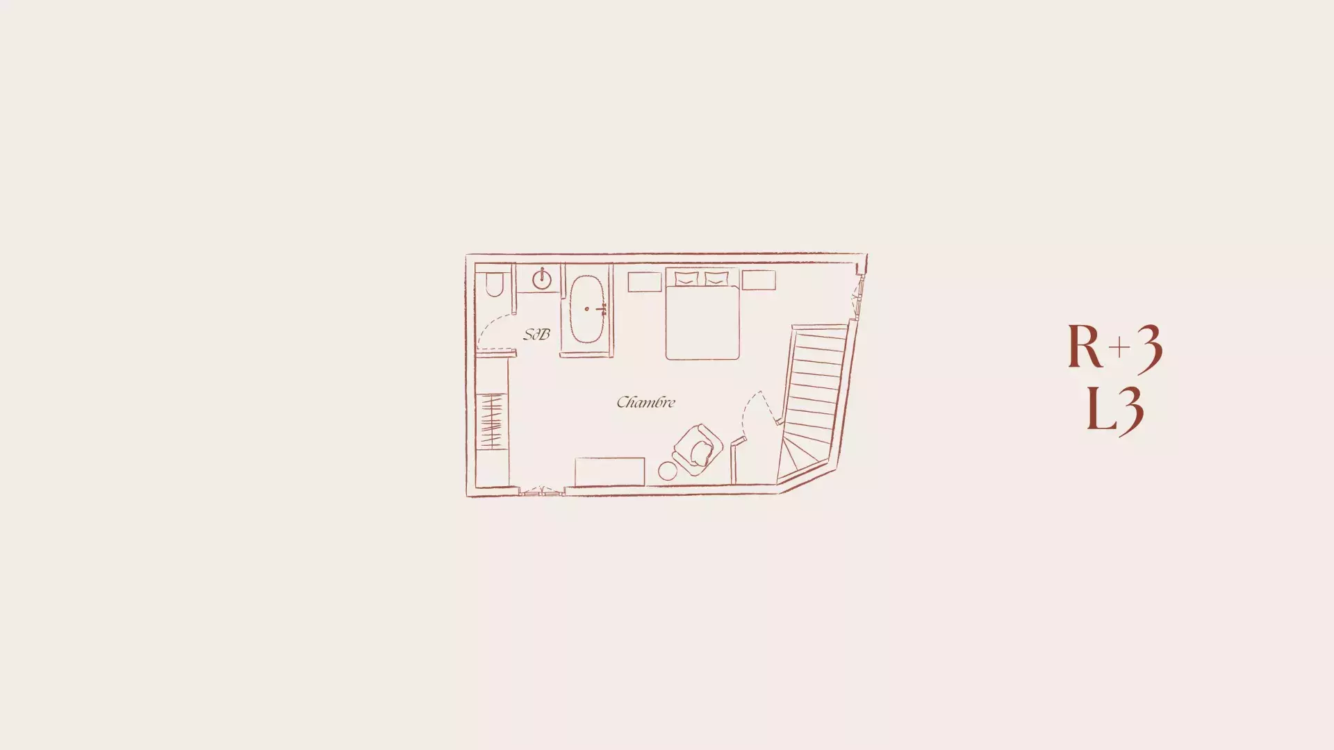 Plan du Chalet Alice R+3