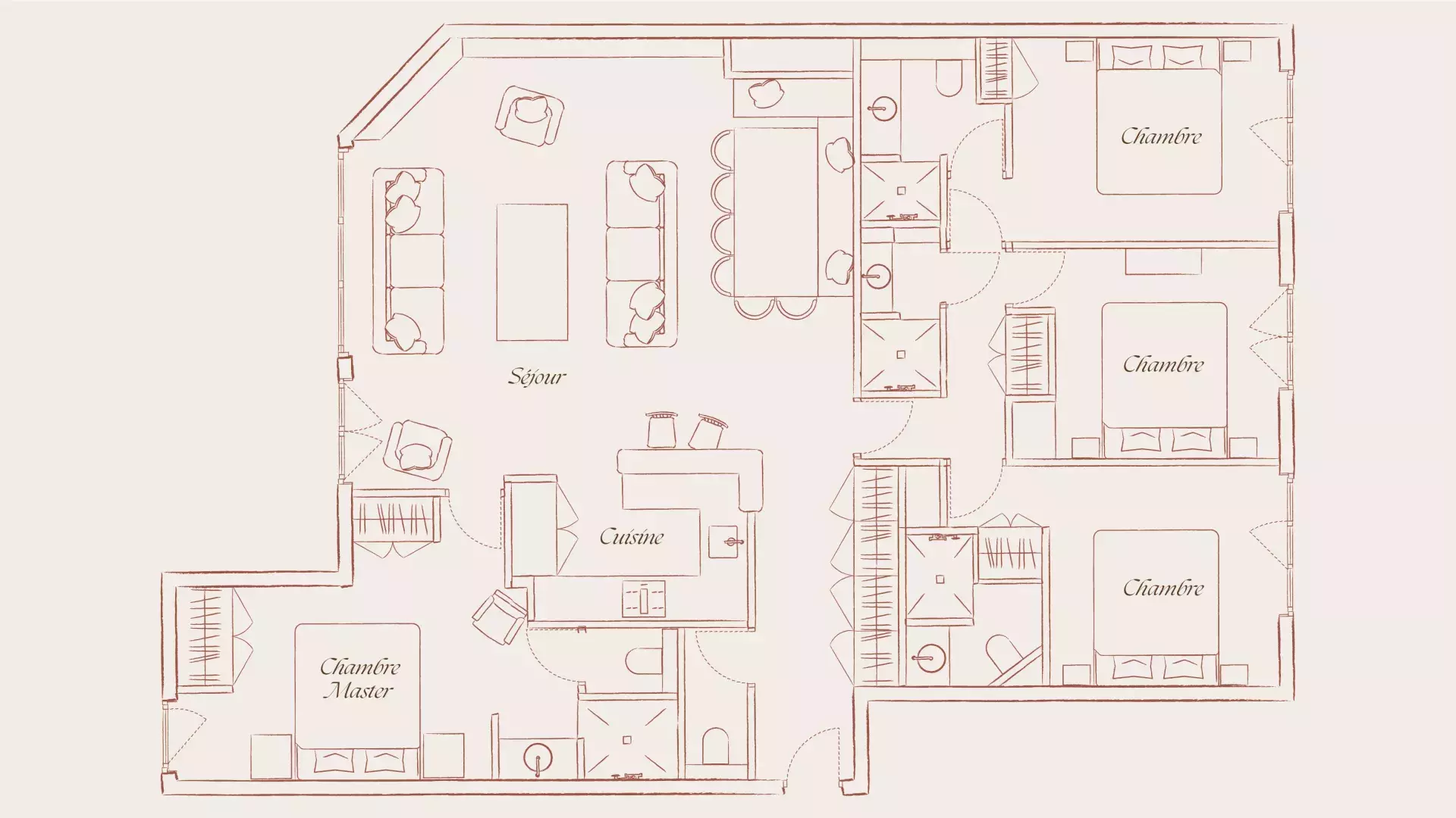 Plan du Penthouse Flèche