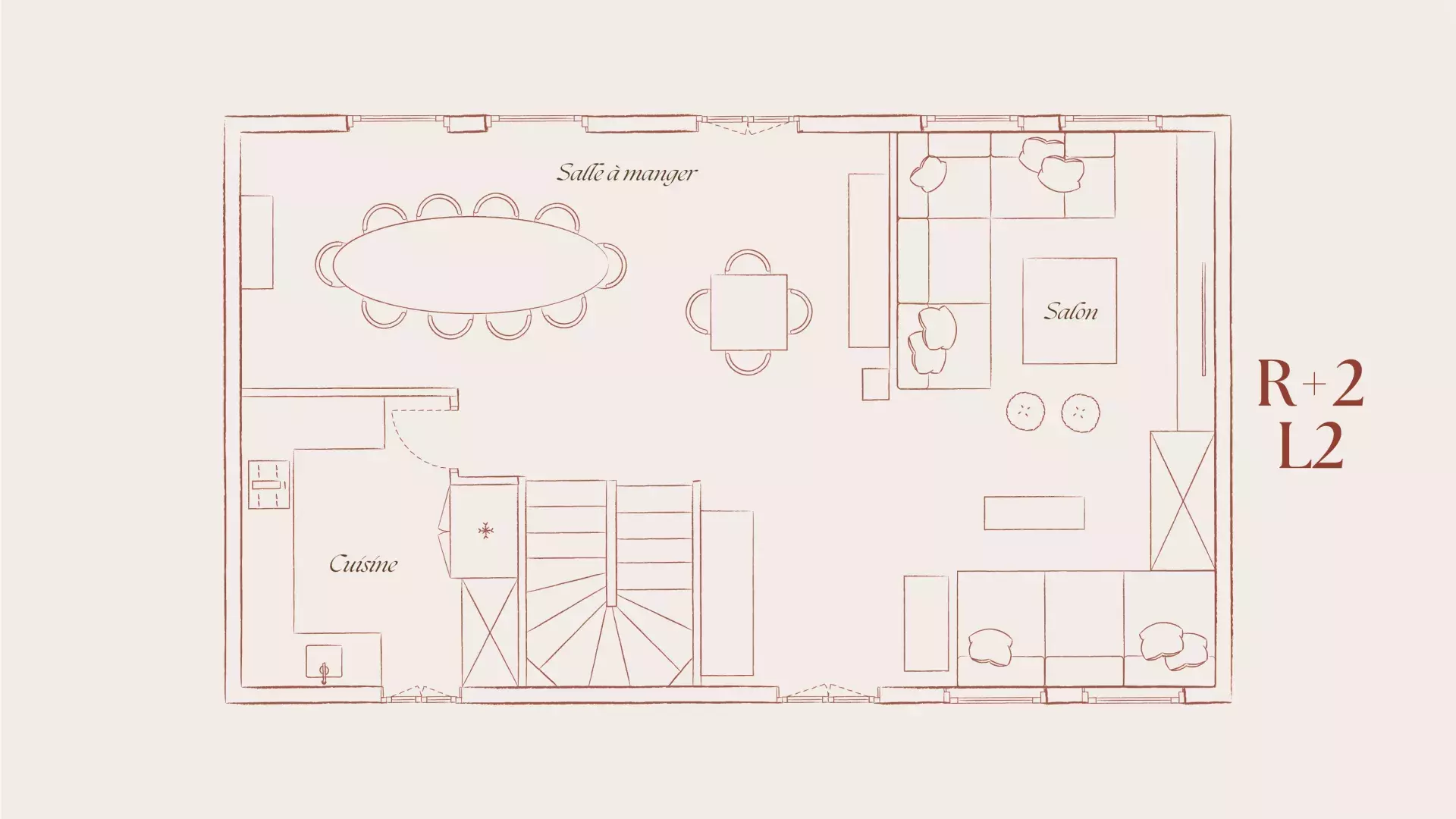 Plan du Chalet Marie R+2