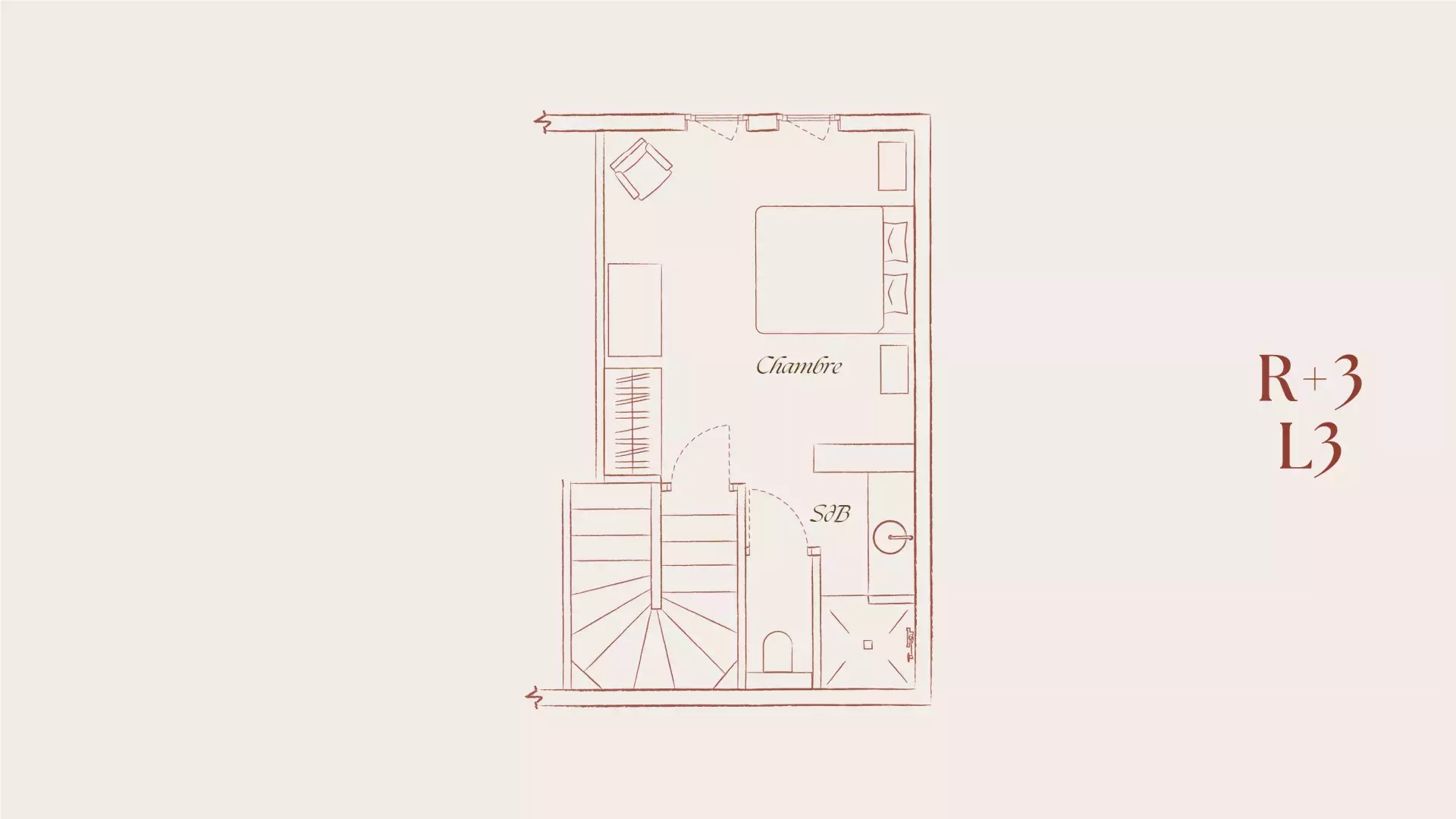 Plan du Chalet Marie R+3